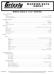 Grizzly G0654 Machine Data Sheet