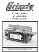 Grizzly G0612 Owner's Manual