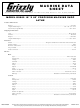 Grizzly G5962 Machine Data Sheet