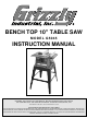 Grizzly G5045 Instruction Manual