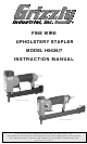 Grizzly H5626/7 Instruction Manual