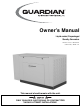 Generac Power Systems Guardian 004992-2 Owner's Manual