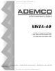 ADEMCO Ademco N7001V2 Installation Instructions Manual