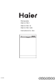 Haier DW12-PFE1 S Instructions For Use Manual