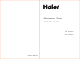Haier HR-2080EG Instructions For Use Manual