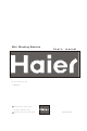 Haier HWM25 User Manual