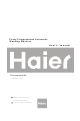 Haier HWM50-10H User Manual