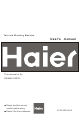 Haier HWM60-0523S User Manual