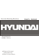 Haier HWM80-113S-Fiji User Manual