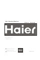 Haier HWM20-0701 User Manual