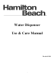 Hamilton Beach 6200 Use And Care Manual