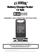 U.S. General 94088 Assembly And Operating Instructions Manual