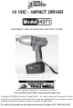Drill Master 94371 Assembly And Operating Instructions Manual