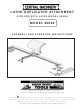 Central Machinery 90692 Assembly And Operating Instructions Manual