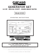 Chicago Electric 91523 Operating Instructions Manual