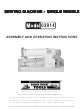 Harbor Freight Tools 3914 Assembly And Operating Instructions Manual
