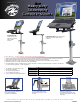 Havis-Shields Heavy Duty Telescoping Computer Mounts C-PED1612-W4 Brochure