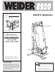 Weider 831.159710 User Manual