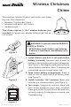 Heath Zenith Wireless Christmas Chime 598-1127-03 Owner's Manual