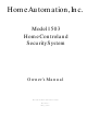 Home Automation 1503 Owner's Manual