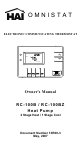 Home Automation Omnistat RC-100B Owner's Manual
