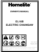 Homelite EL16B Owner's Manual