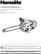 Homelite UT74121A Operator's Manual