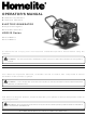 Homelite HG3510 Series Operator's Manual