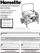 Homelite HG5022P Series Operator's Manual