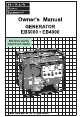 Honda EB4000 Owner's Manual
