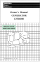 Honda EVD6010 Owner's Manual