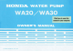 Honda WA30 Owner's Manual