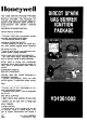 Honeywell Y343B1002 User Manual