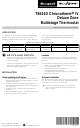 Honeywell CHRONOTERM IV T8624D Installation Instructions Manual