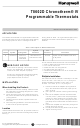 Honeywell Chronotherm IV T8602D Installation Instructions Manual
