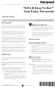 Honeywell EASY-TO-SEE TRADELINE T841A Installation Instructions