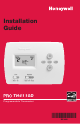 HONEYWELL PRO TH4110D INSTALLATION MANUAL Pdf Download | ManualsLib