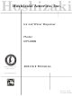Hoshizaki DM-200B Service Manual