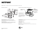 Hotpoint COUNTER SAVER PLUS RVM1625SJ Dimension Manual