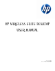 HP FQ481AA - Wireless Elite Desktop Keyboard User Manual