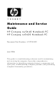 HP nw9440 Maintenance And Service Manual