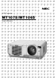 NEC MT1075 User Manual