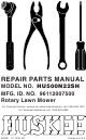 Huskee HU500N22SH Repair Parts Manual