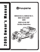Husqvarna 4210-E Owner's Manual