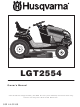 HUSQVARNA LGT2554 OWNER'S MANUAL Pdf Download | ManualsLib