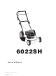 Husqvarna 6022SH Owner's Manual