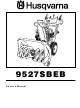 Husqvarna 9527SBEB Owner's Manual