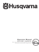 Husqvarna 966582201 Operator's Manual