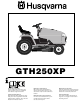 Husqvarna GTH250XP Instruction Manual