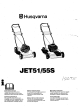 Husqvarna JET51 Instruction Manual